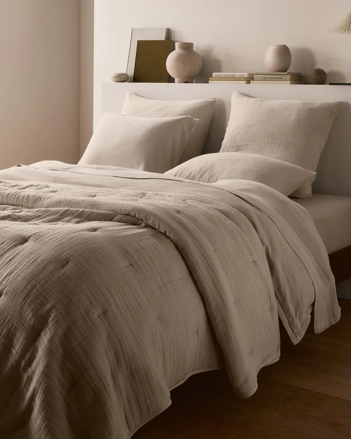 Linen Tencel Top Sheet (Bone)