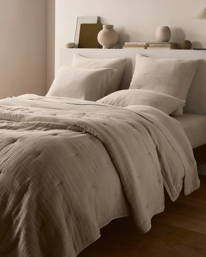 Linen Tencel Top Sheet (Bone)