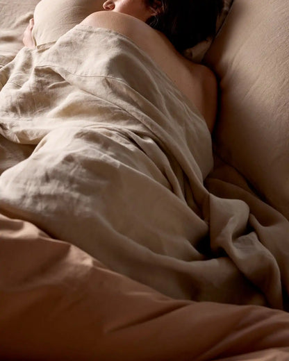 Linen Top Sheet - Toast