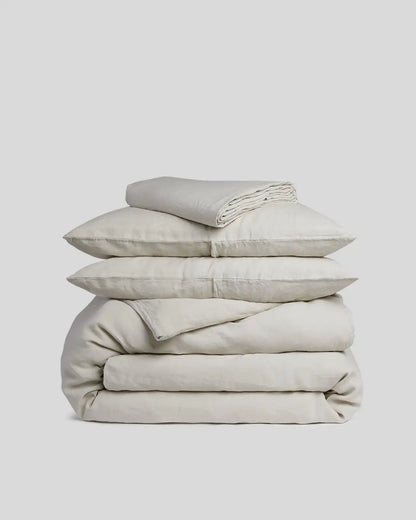 Linen Venice Set - Bone F/Q