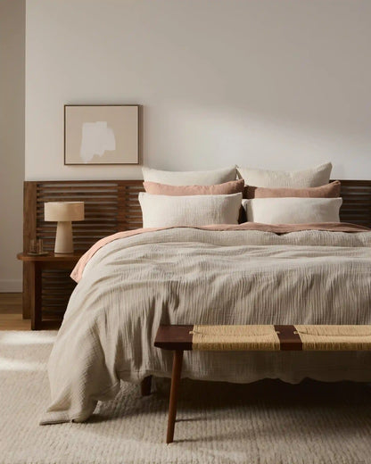 Organic Cloud Cotton Duvet Cover - FINAL SALE (Bone)