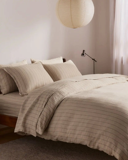 Linen Bundle - Bone Stripe F/Q