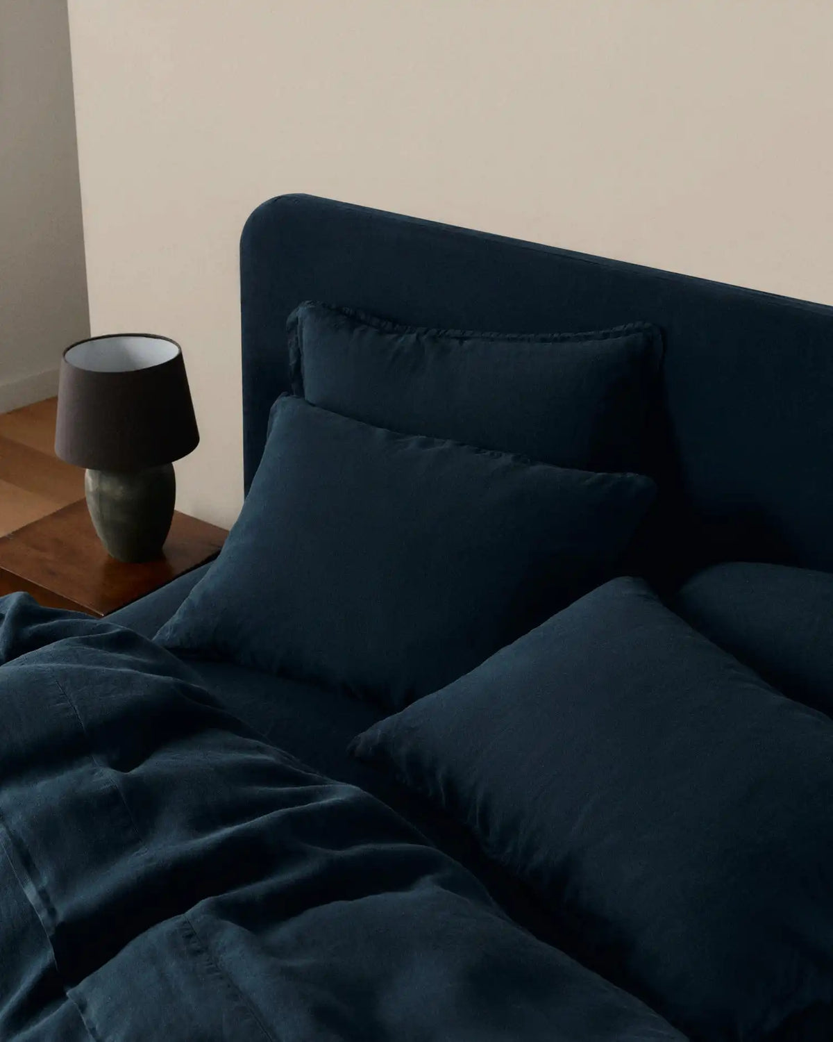 Linen Pillowcase Set (Ink)