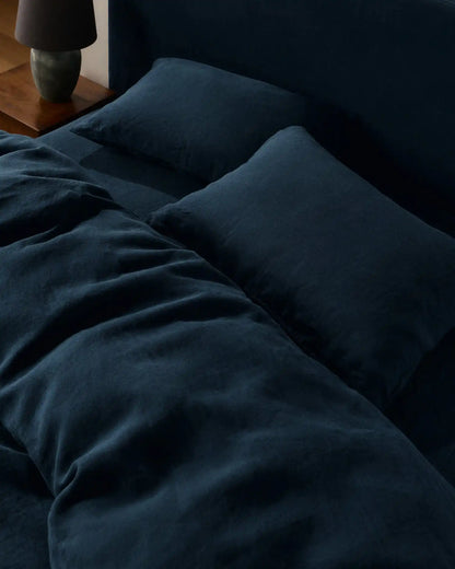 Linen Duvet Cover (Ink)