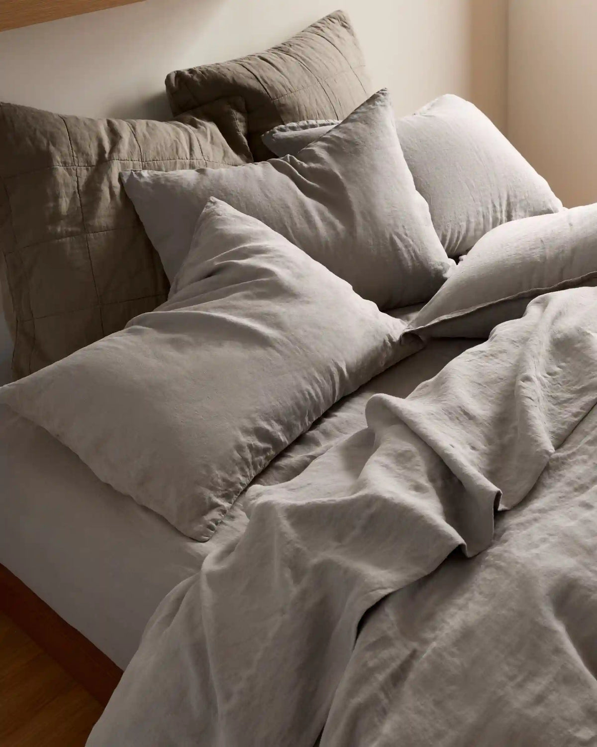 Linen Top Sheet (Pebble)