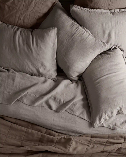 Linen Top Sheet (Pebble)