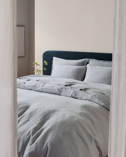 Linen Pillowcase Set (Sky)