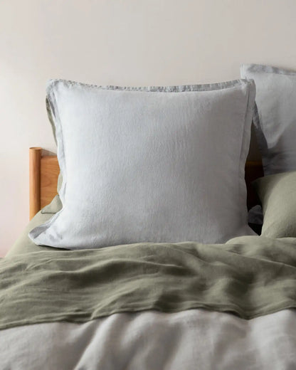 Linen Euro Sham (Sky)