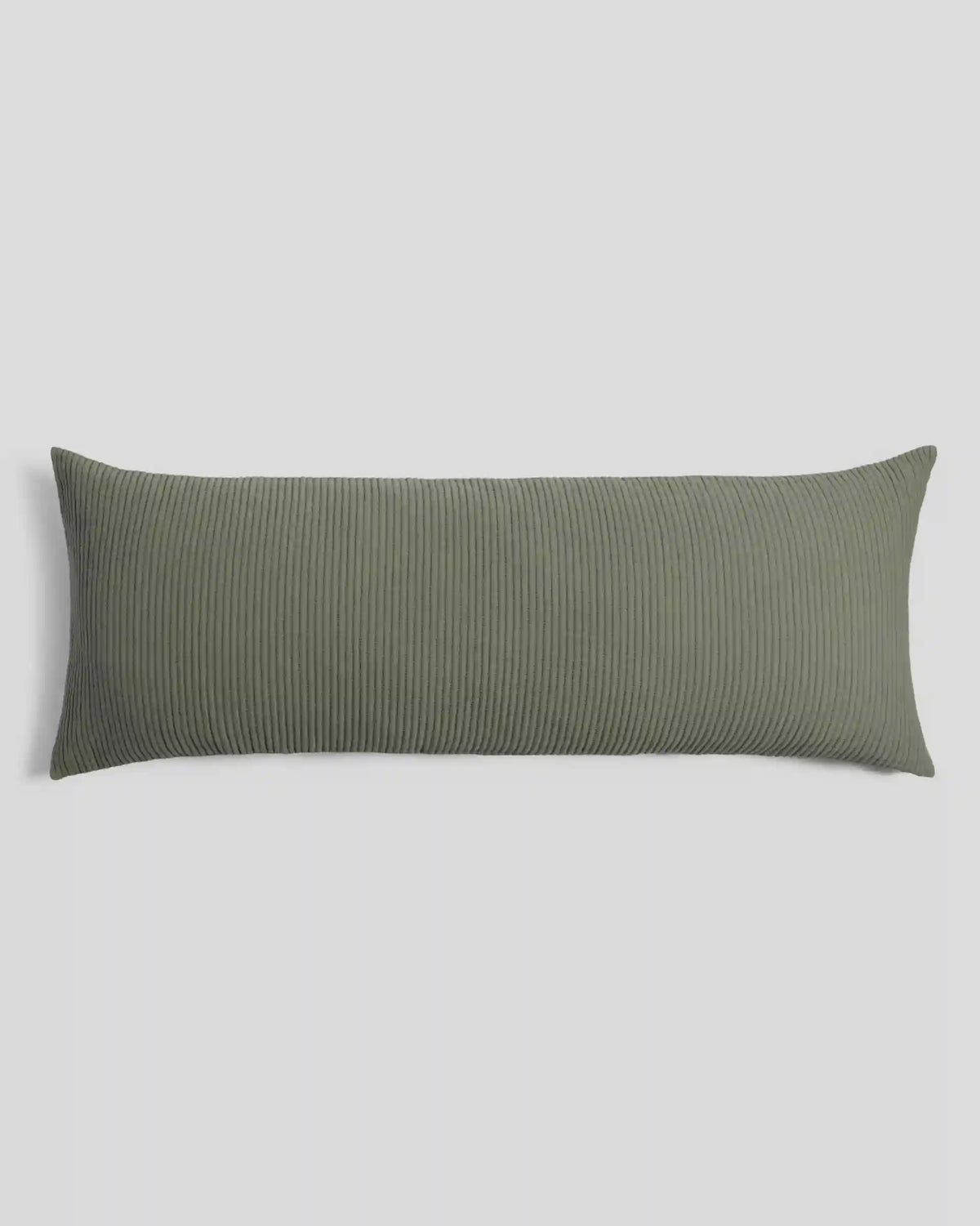 Matelasse Body Pillow Cover (Moss)