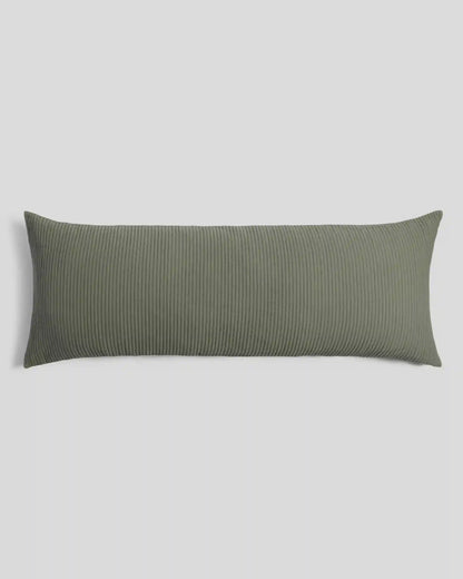 Matelasse Body Pillow Cover (Moss)