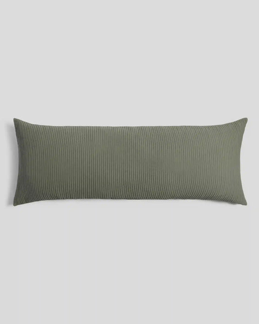 Matelasse Body Pillow Cover (Moss)