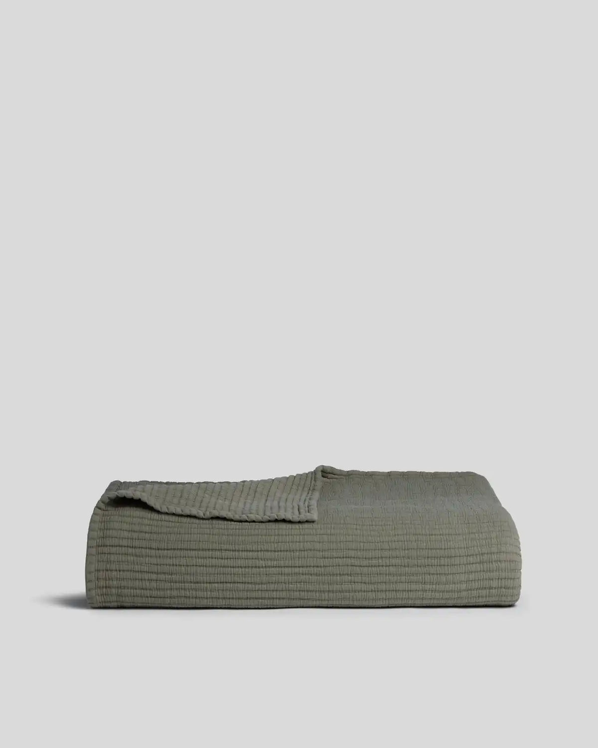 Matelasse Coverlet (Moss)