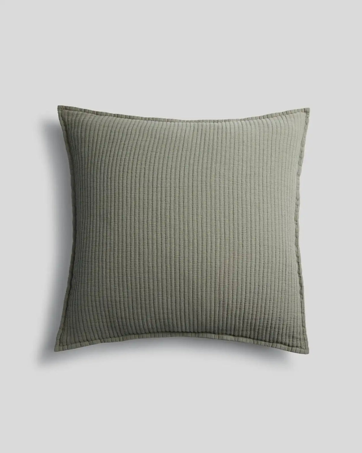 Matelasse Euro Sham (Moss)