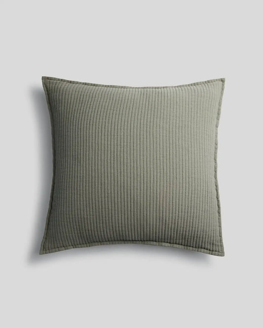 Matelasse Euro Sham (Moss)