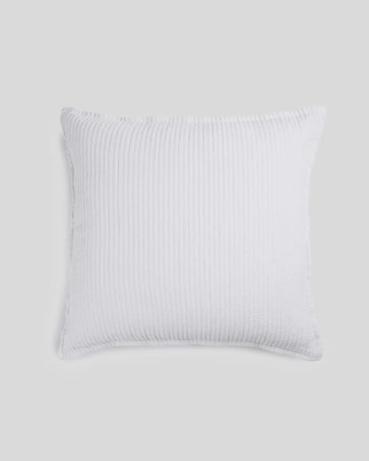 Matelasse Euro Sham (White)