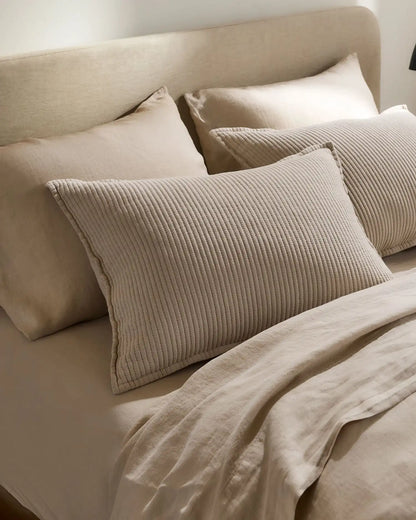 Matelasse Sham Set (Bone)