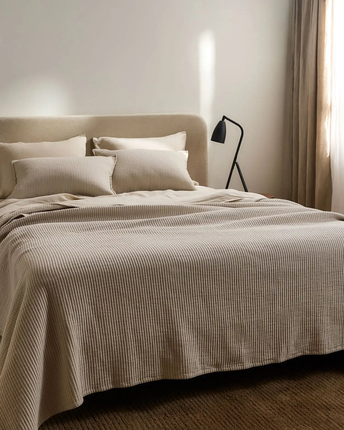 Matelasse Sham Set (Bone)