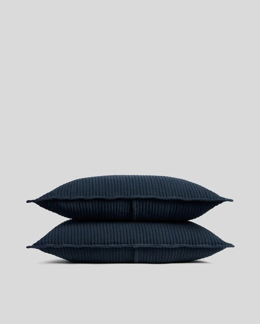 Matelasse Sham Set (Ink)