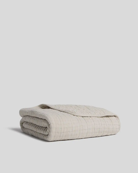 Organic Air Cotton Toddler Quilt (Bone)