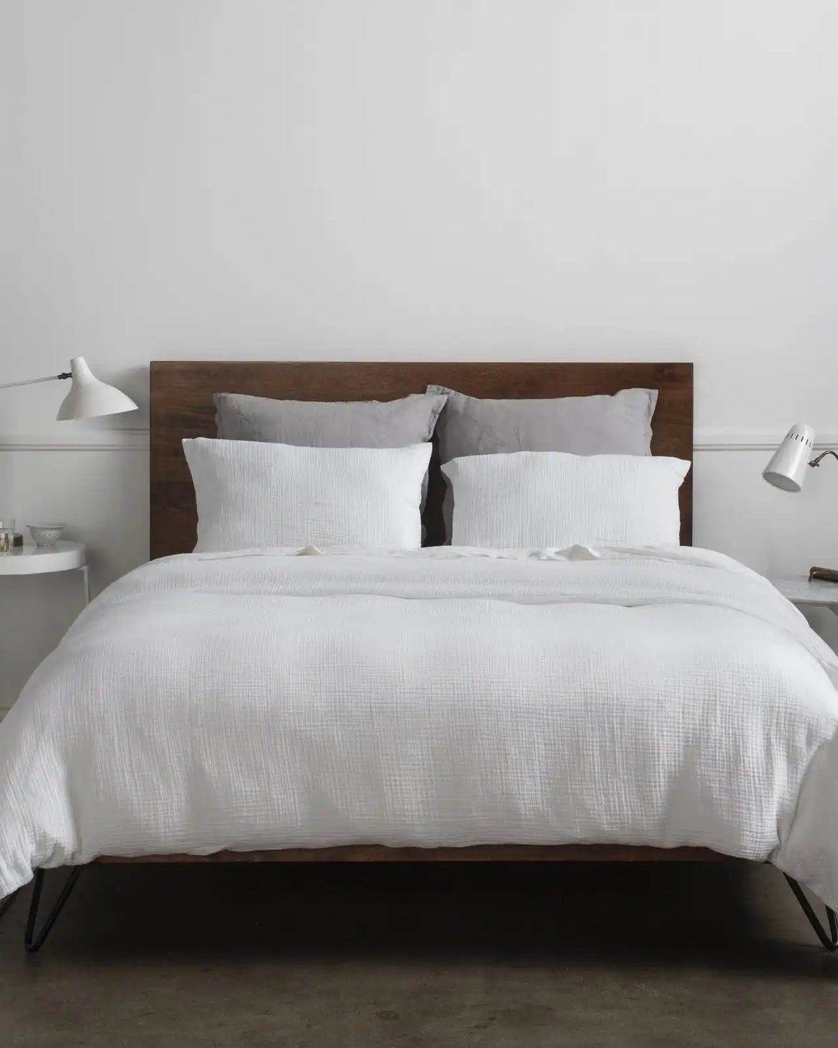 Organic Cloud Cotton Duvet Cover Set - FINAL SALE (White)