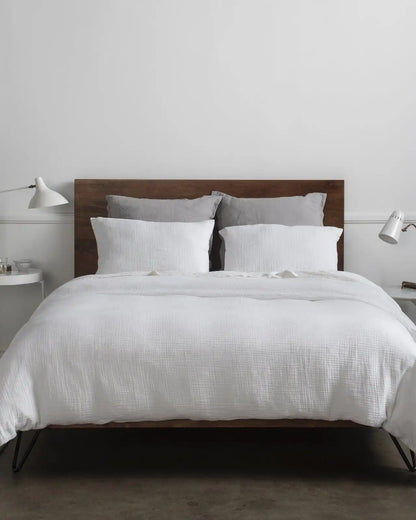 Organic Cloud Cotton Duvet Cover Set - FINAL SALE (White)
