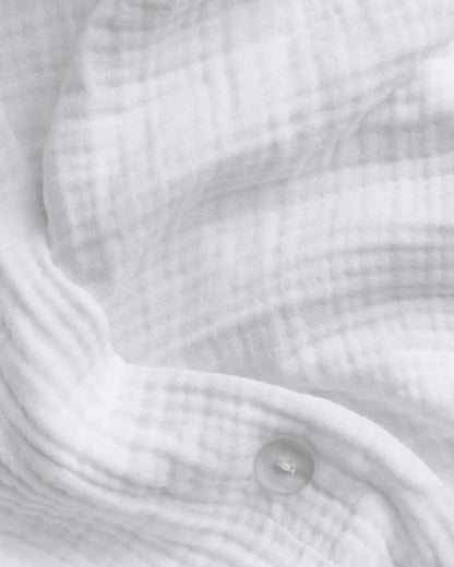 Organic Cloud Cotton Duvet Cover Set - FINAL SALE (White)