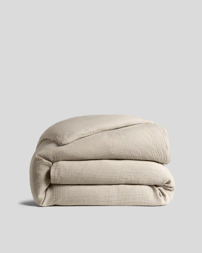Organic Cloud Cotton Duvet Cover - FINAL SALE (Bone)