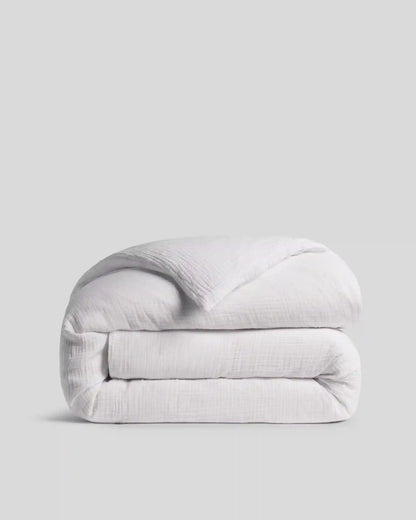 Organic Cloud Cotton Duvet Cover - FINAL SALE (White)