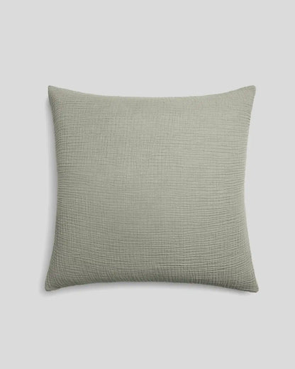 Organic Cloud Cotton Euro Sham - FINAL SALE (Heathered Moss)