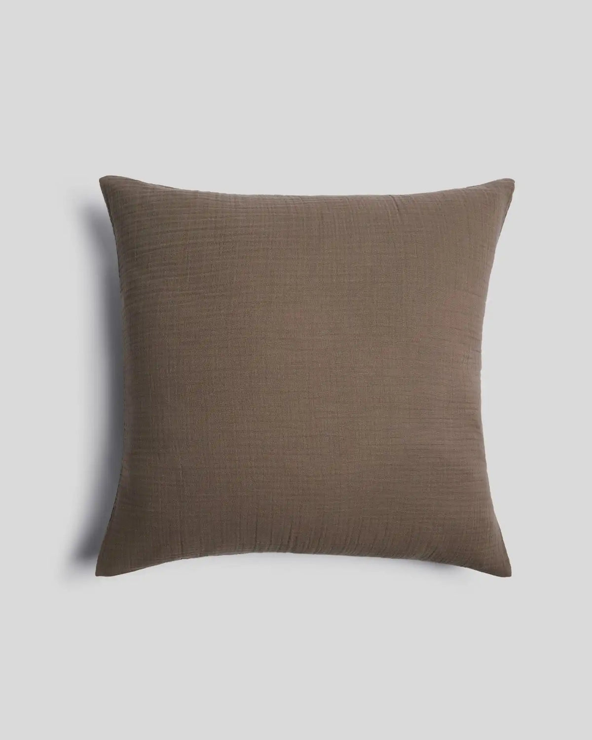 Organic Cloud Cotton Euro Sham (Warm Grey)