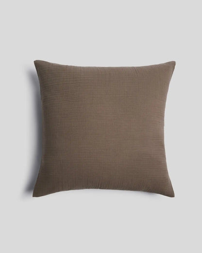 Organic Cloud Cotton Euro Sham (Warm Grey)