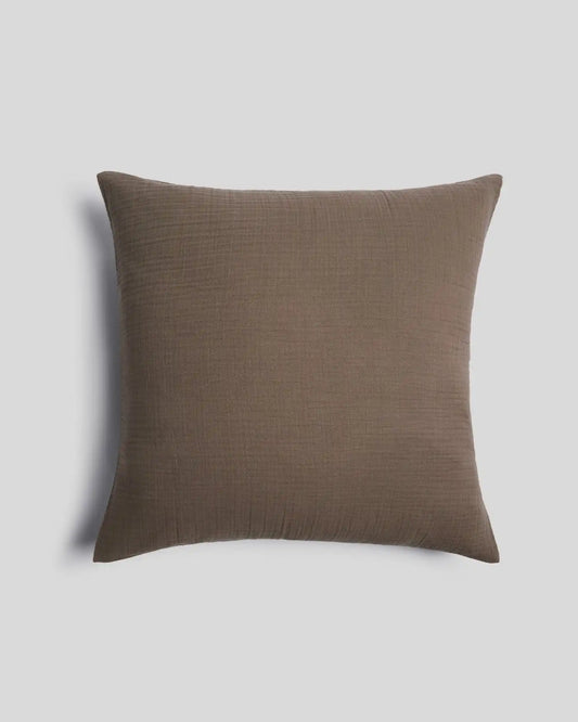 Organic Cloud Cotton Euro Sham (Warm Grey)