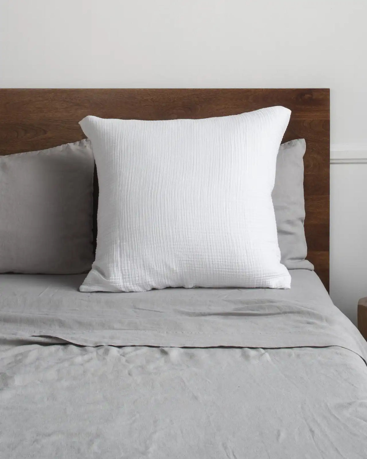 Organic Cloud Cotton Euro Sham (White)