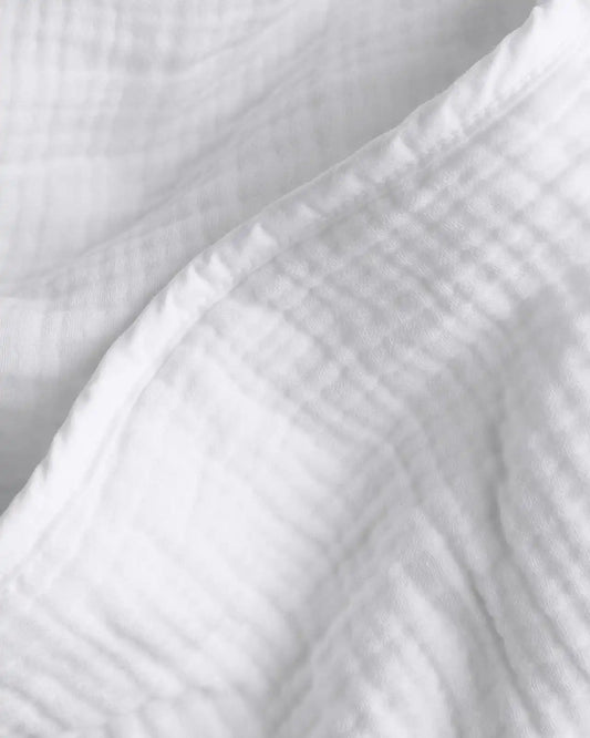 Organic Cloud Cotton Quilt Fabric Swatch (White)