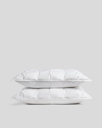 Organic Cotton Puff Shams (White)