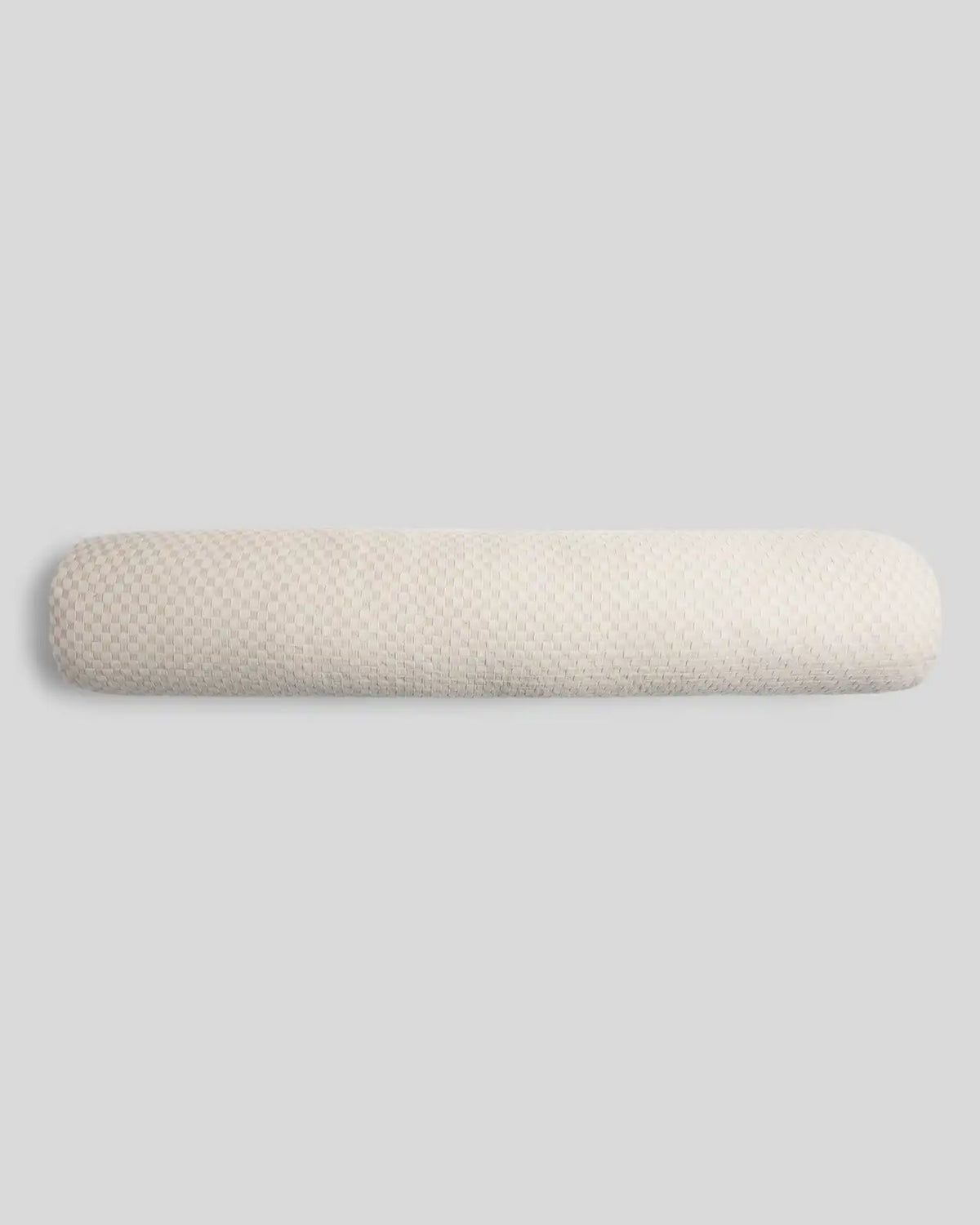 Organic Keys Jacquard Bolster Pillow Cover - FINAL SALE (Bone and Cream)