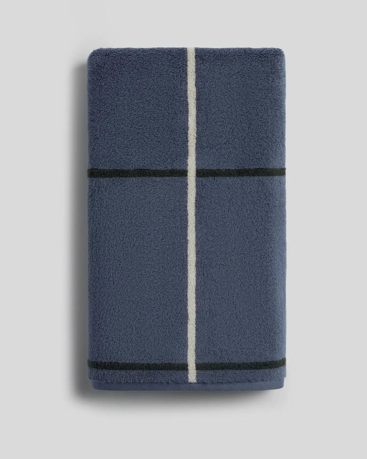 Organic Plush Towels (Dusk Windowpane)