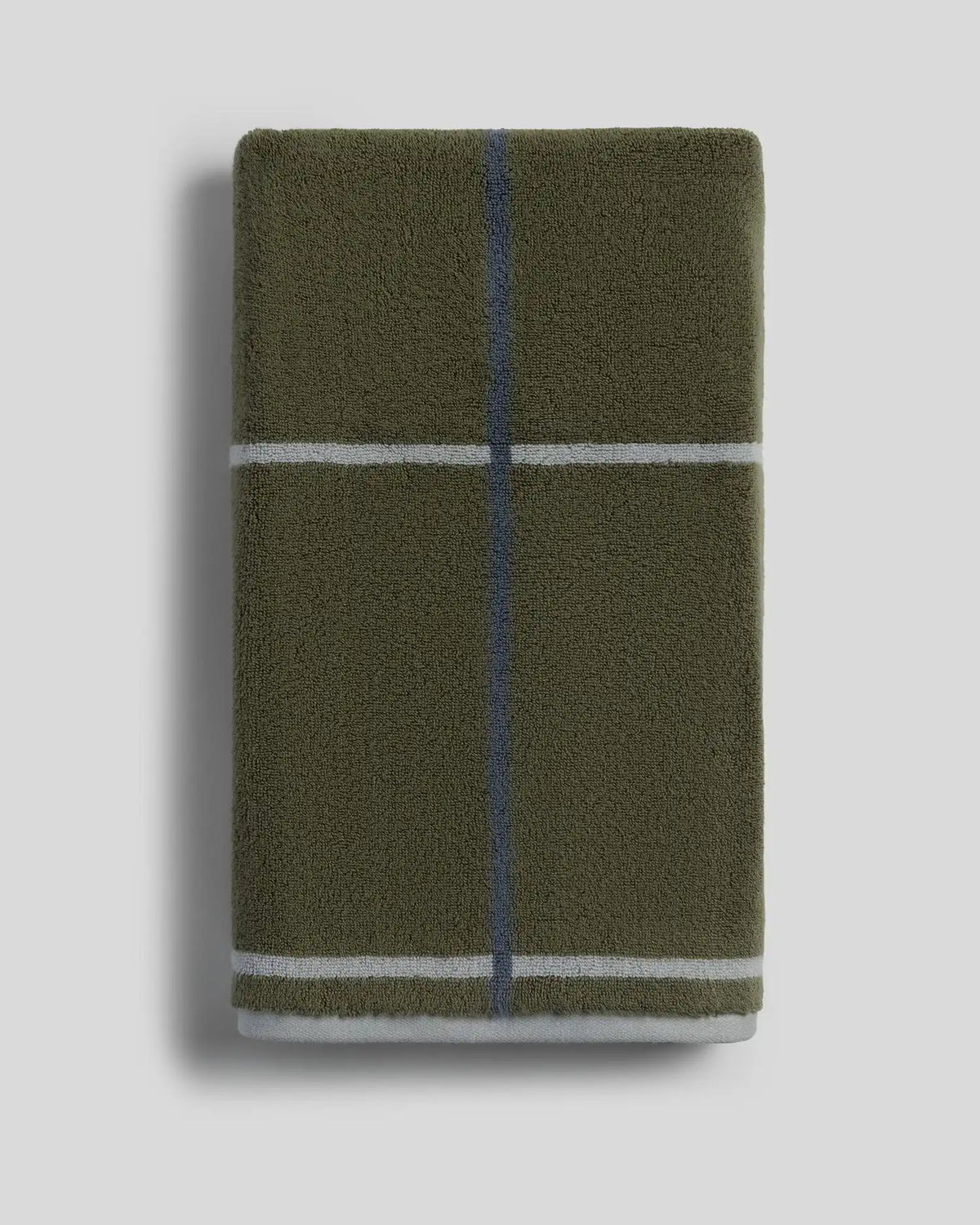 Organic Plush Towels (Thyme Windowpane)
