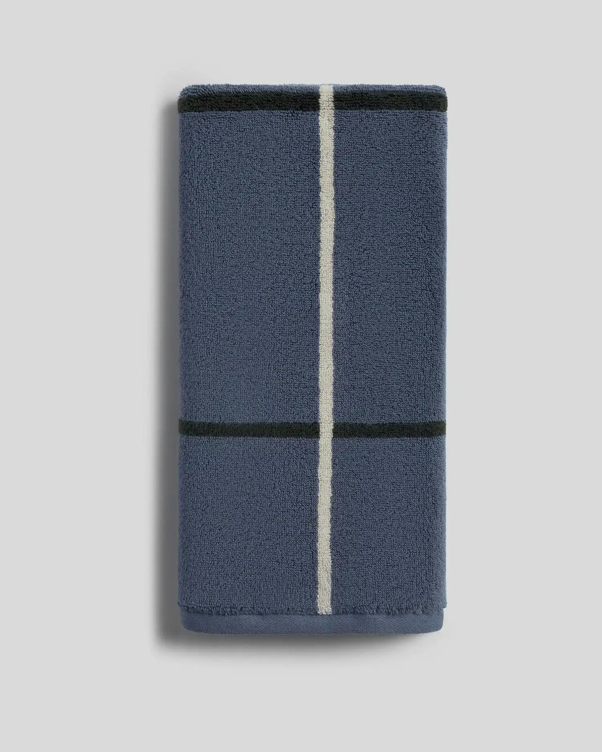 Organic Plush Towels (Dusk Windowpane)