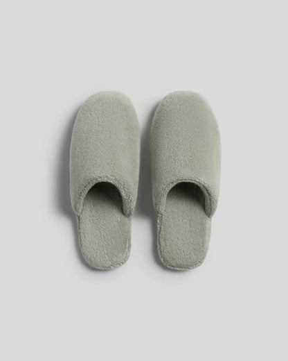 Classic Plush Slippers (Sage)