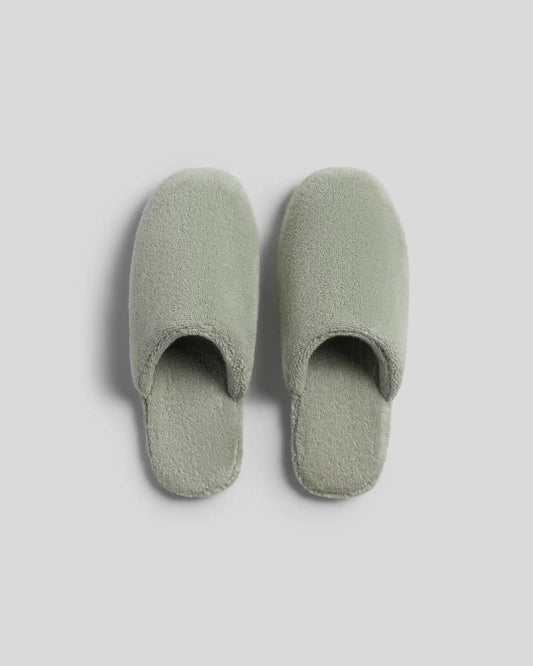 Classic Plush Slippers (Sage)
