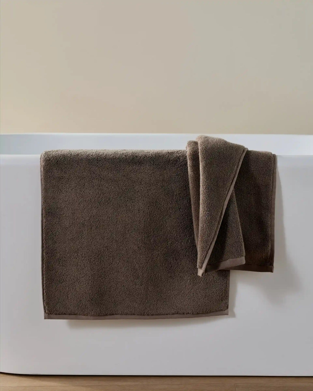 Organic Plush Tub Mat (Warm Grey)