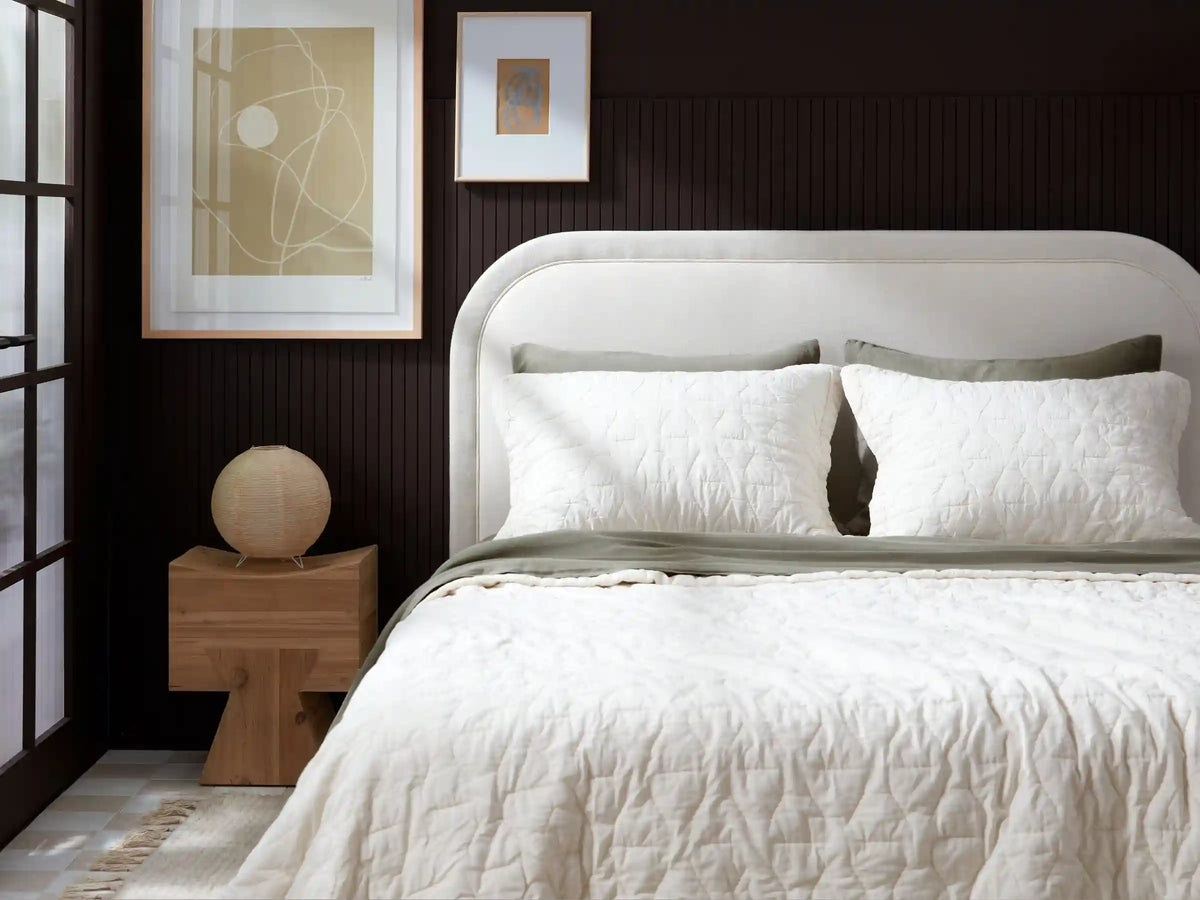 Organic Soft Stitch Sham Set - FINAL SALE