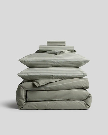 Percale Bundle - Moss Stripe F/Q