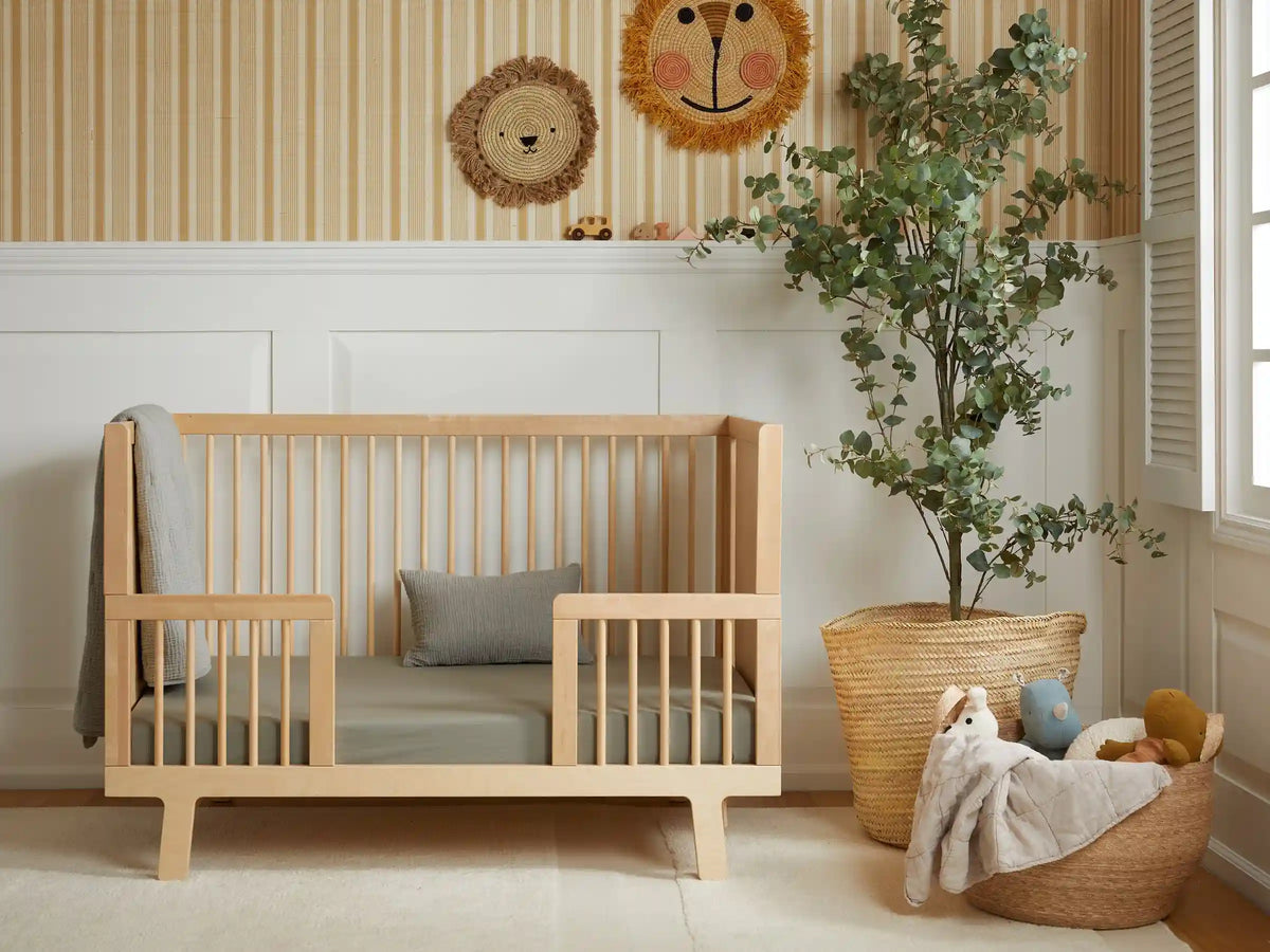 Percale Crib Sheet (Moss)