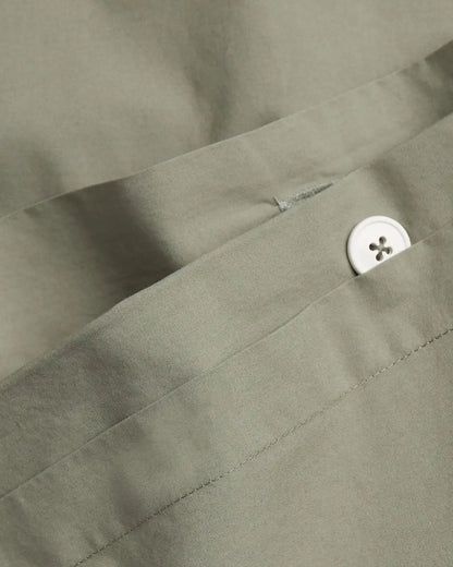 Percale Duvet Cover (Moss)