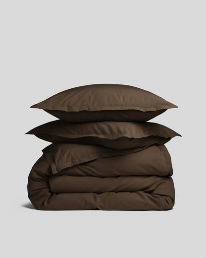 Percale Duvet Cover Set - Java F/Q
