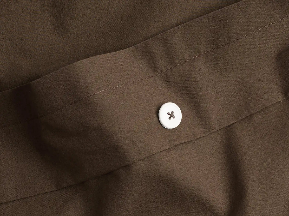 Percale Duvet Cover Set - Java F/Q