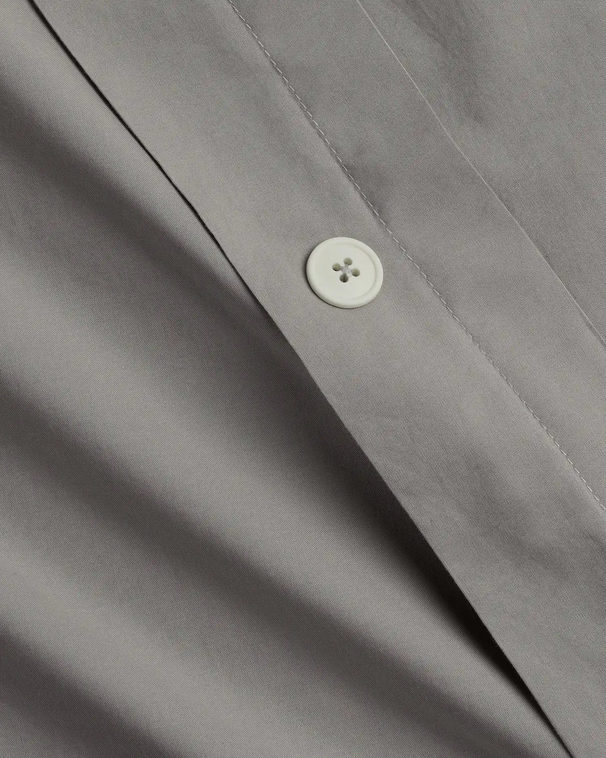 Percale Duvet Cover (Pebble)