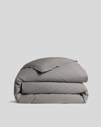 Percale Duvet Cover (Pebble)